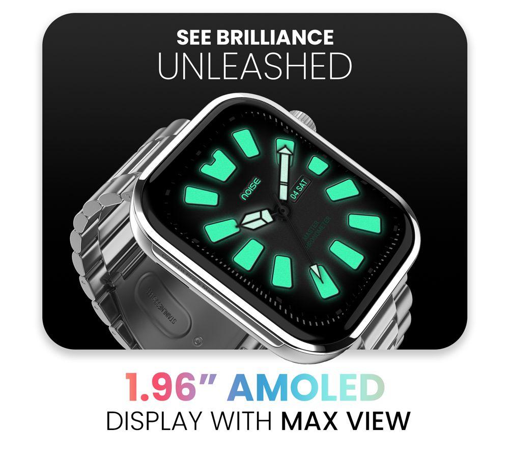 NOISE ColorFit Pro 5 Max Smart Watch - Elite Black with Black Metal Strap image number 5 of 5