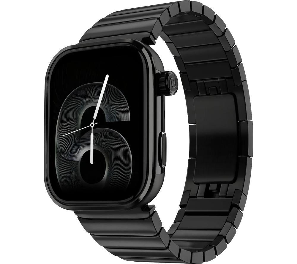 NOISE ColorFit Pro 6 Max Smart Watch - Black Chrome with Black Metallic Band image number 2 of 5