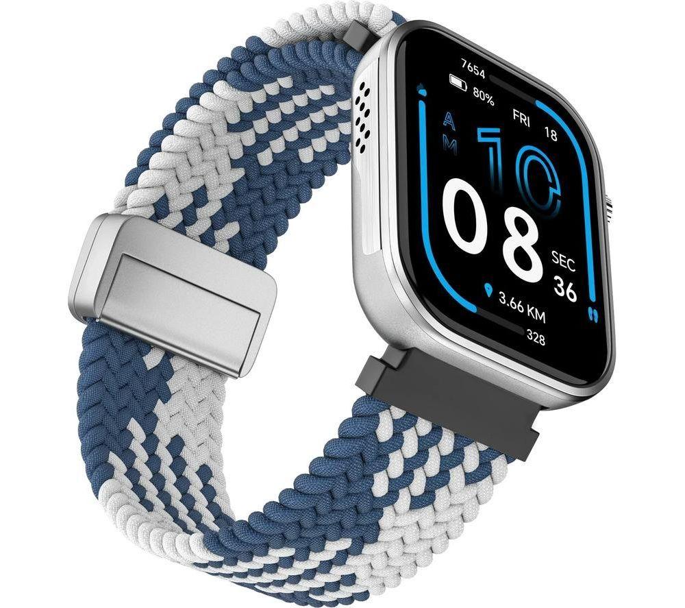 NOISE ColorFit Pro 6 Smart Watch - Arctic Weave, Nylon Strap image number 3 of 6