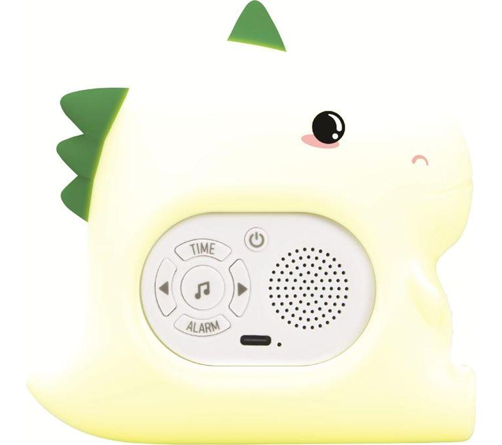 GROOV-E Cuties LED Night Light with Sleep Training Alarm - Rory Dinosaur image number 3 of 4