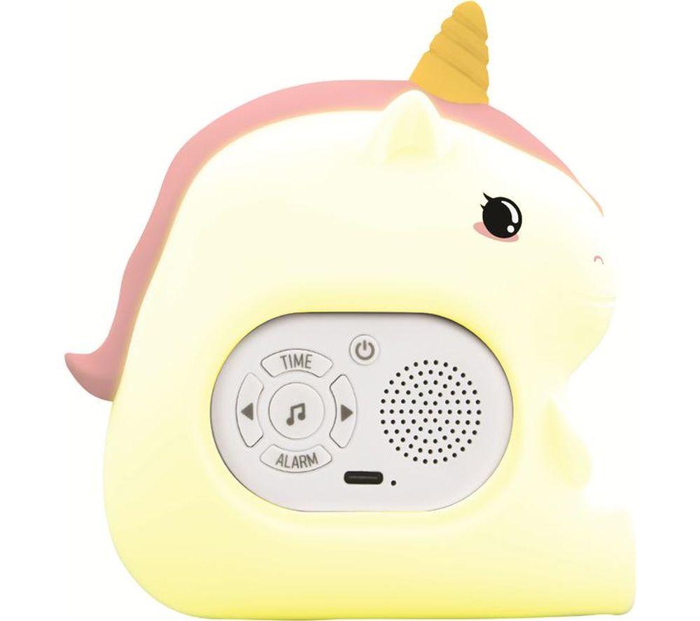 GROOV-E Cuties LED Night Light with Sleep Training Alarm - Unicorn image number 3 of 4