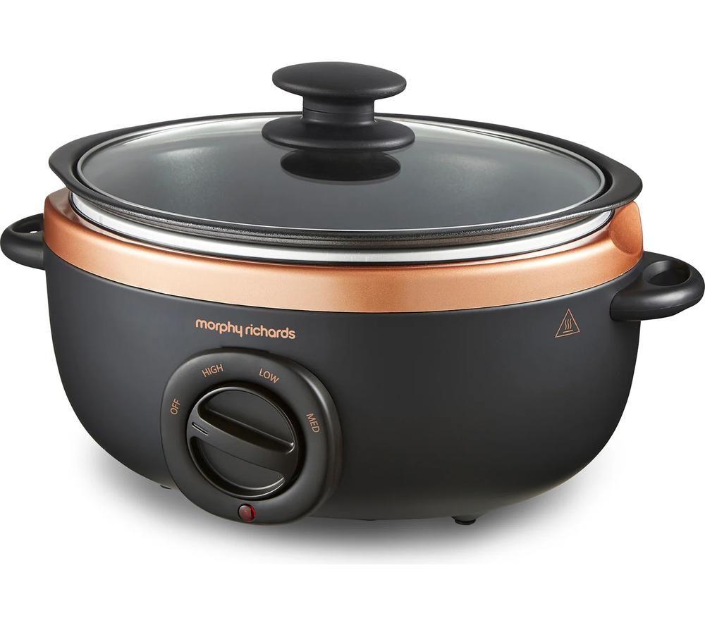 MORPHY RICHARDS Sear and Stew Oval Slow Cooker - Black image number 12 of 12