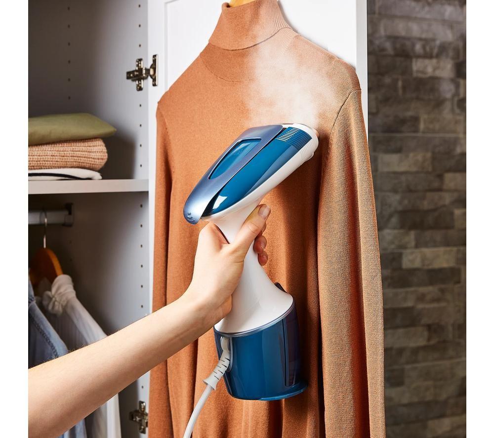 MORPHY RICHARDS 361000 Express Handheld Clothes Steamer - White & Blue image number 5 of 16