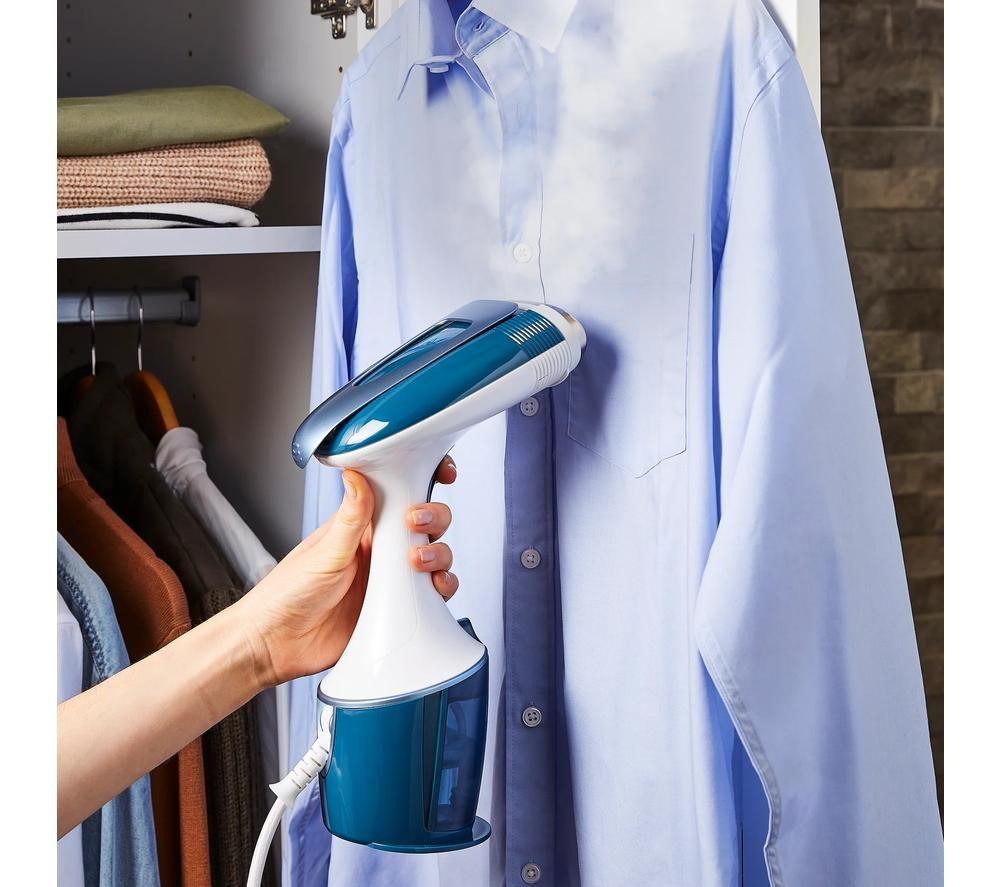 MORPHY RICHARDS 361000 Express Handheld Clothes Steamer - White & Blue image number 6 of 16