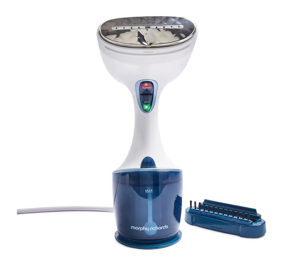 MORPHY RICHARDS 361000 Express Handheld Clothes Steamer - White & Blue image number 14 of 16