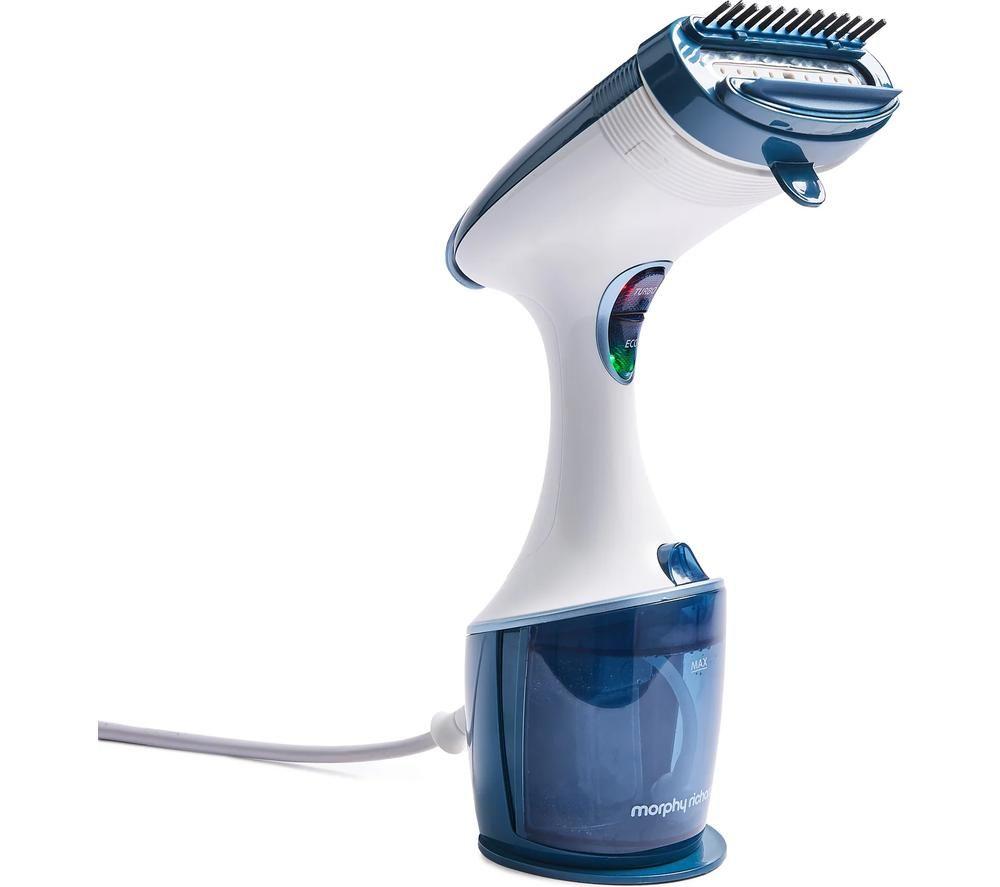 MORPHY RICHARDS 361000 Express Handheld Clothes Steamer - White & Blue image number 15 of 16