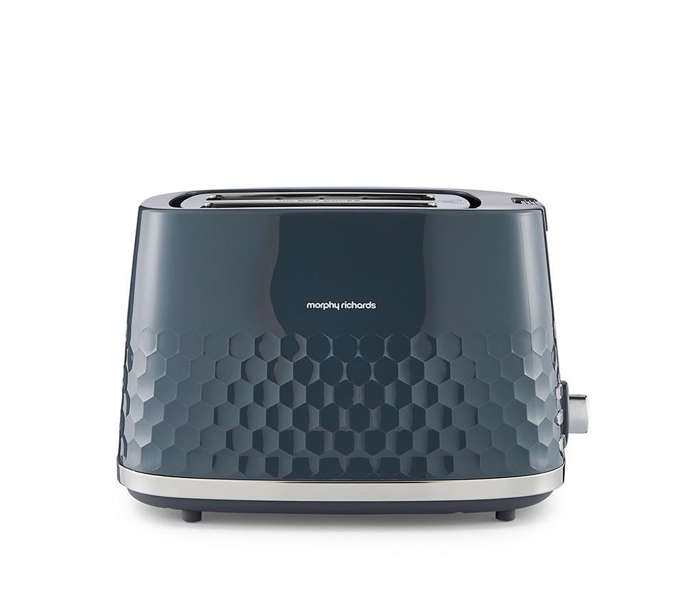 MORPHY RICHARDS Hive 220033 2-Slice Toaster - Grey
