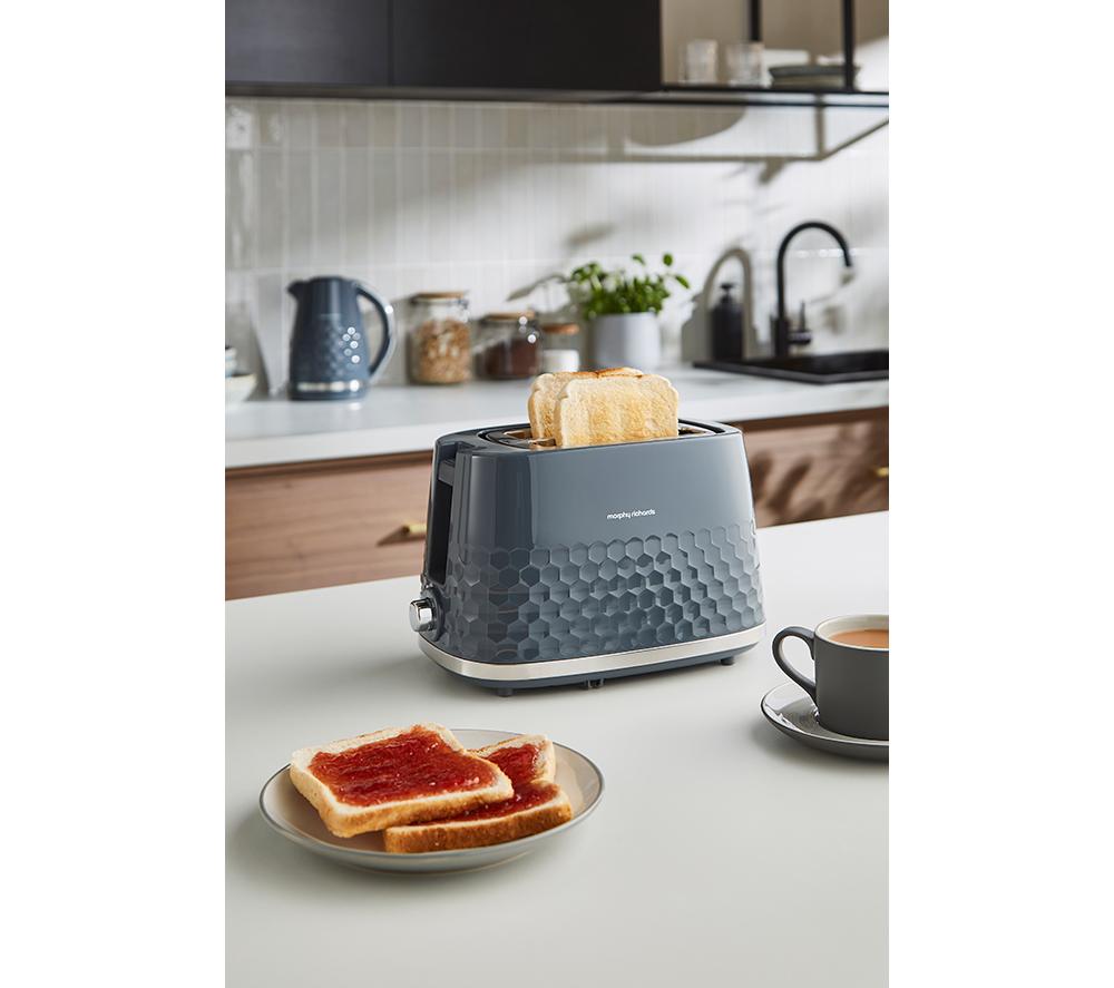 MORPHY RICHARDS Hive 220033 2-Slice Toaster - Grey image number 3 of 7