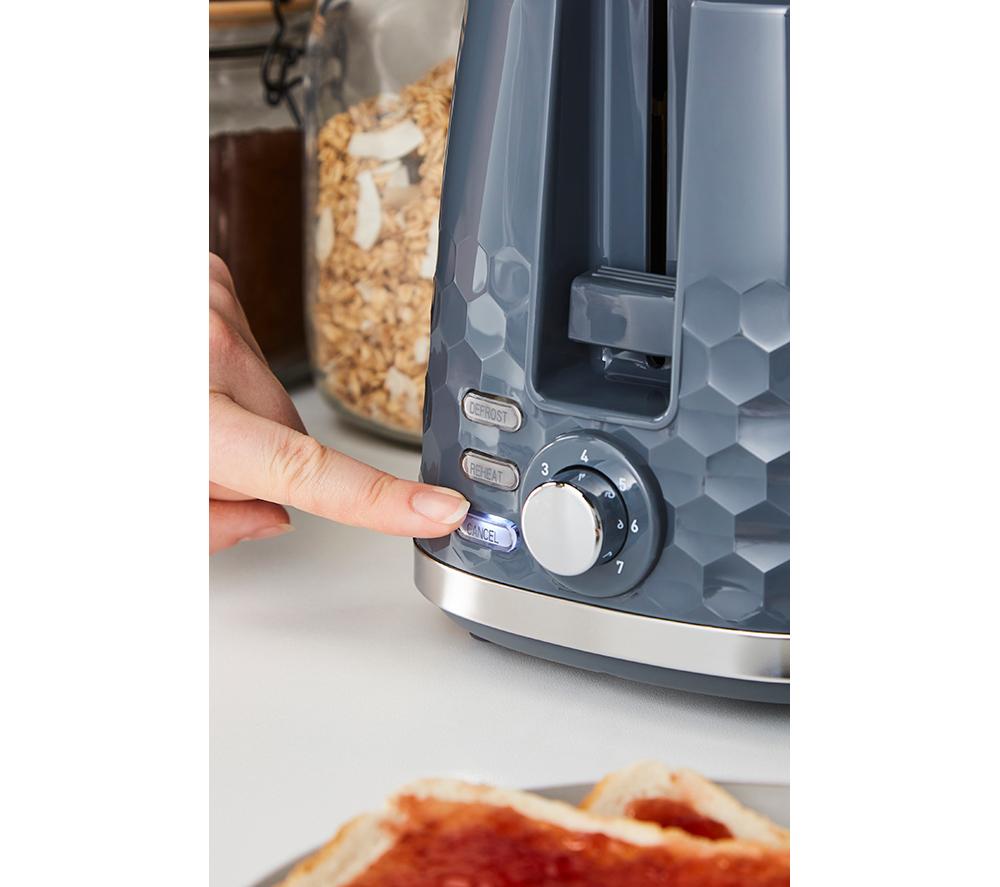 MORPHY RICHARDS Hive 220033 2-Slice Toaster - Grey image number 4 of 7