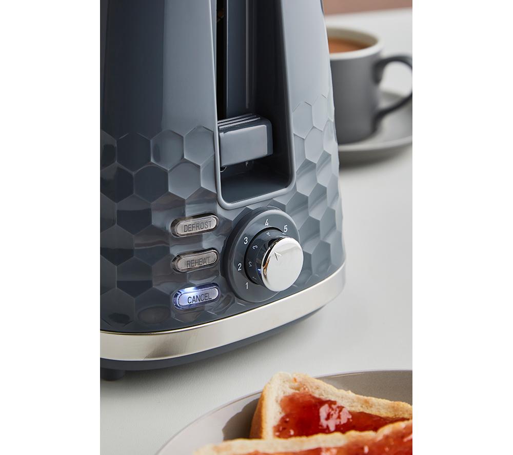 MORPHY RICHARDS Hive 220033 2-Slice Toaster - Grey image number 5 of 7