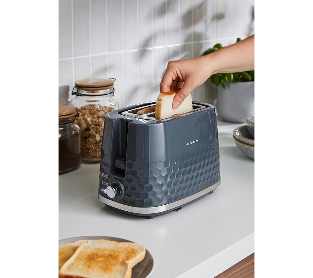 MORPHY RICHARDS Hive 220033 2-Slice Toaster - Grey image number 7 of 7