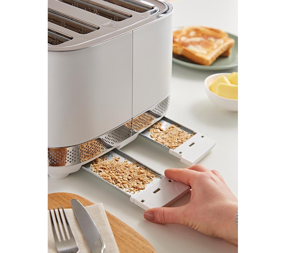 MORPHY RICHARDS Illumination 248021 4-Slice Toaster - White image number 6 of 8