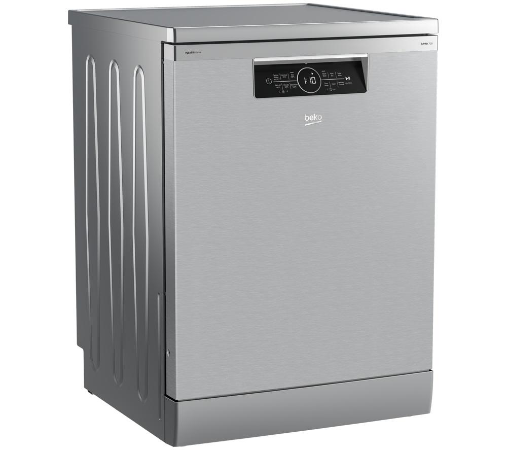 BEKO Pro PowerIntense BDFN36560PFX Full-size WiFi-enabled Dishwasher - Stainless Steel image number 2 of 10
