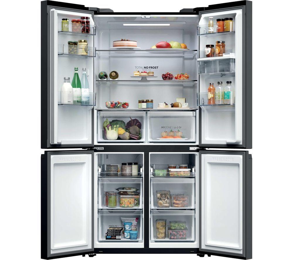 HAIER Cube Series 3 HCR39F19EWPT Fridge Freezer - Black image number 2 of 26