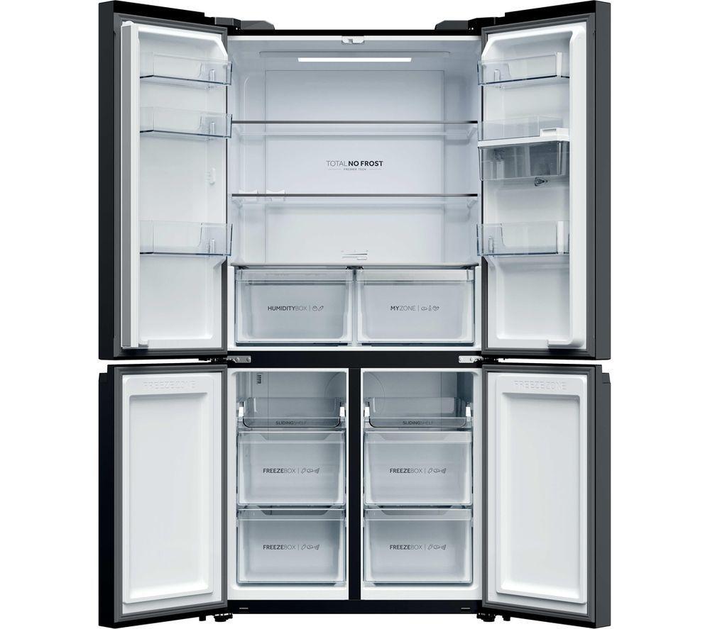 HAIER Cube Series 3 HCR39F19EWPT Fridge Freezer - Black image number 3 of 26