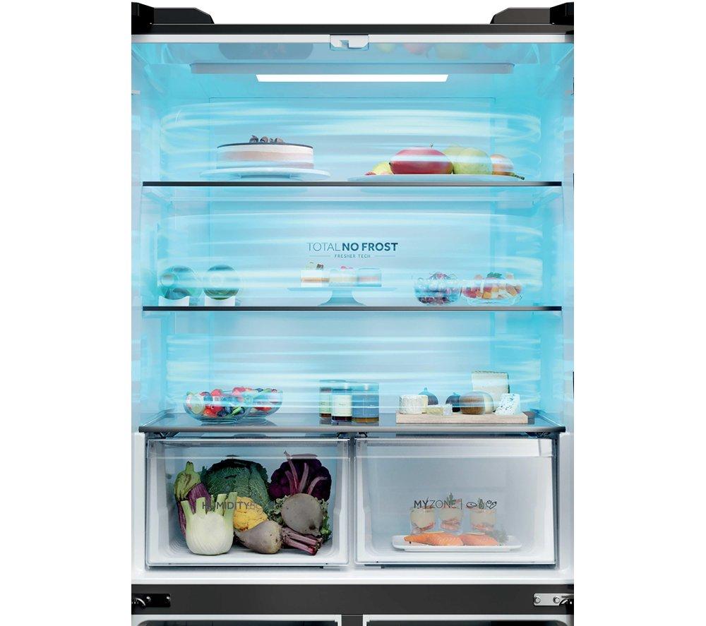 HAIER Cube Series 3 HCR39F19EWPT Fridge Freezer - Black image number 12 of 26