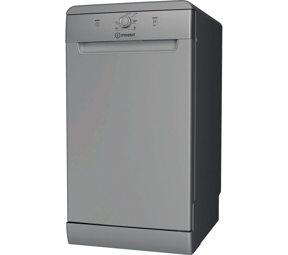 INDESIT IN2FE10CS90SUK Slimline Dishwasher - Silver image number 4 of 10