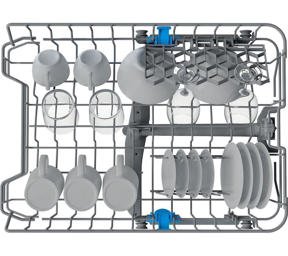 INDESIT IN2FE10CS90SUK Slimline Dishwasher - Silver image number 8 of 10