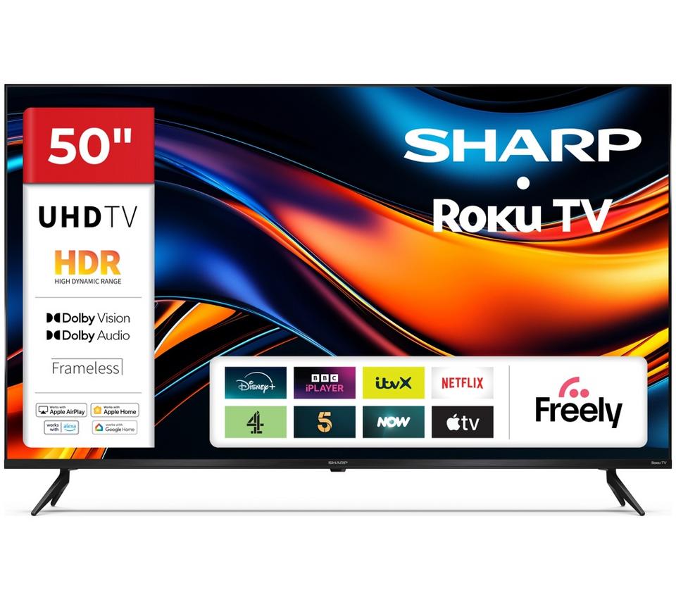 SHARP 4T-C50HJ4725K 50" Smart 4K Ultra HD HDR LED TV