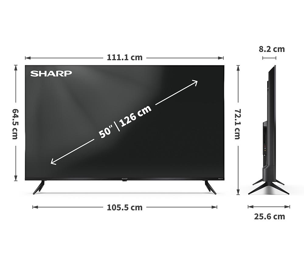 SHARP 4T-C50HJ4725K 50" Smart 4K Ultra HD HDR LED TV image number 11 of 15