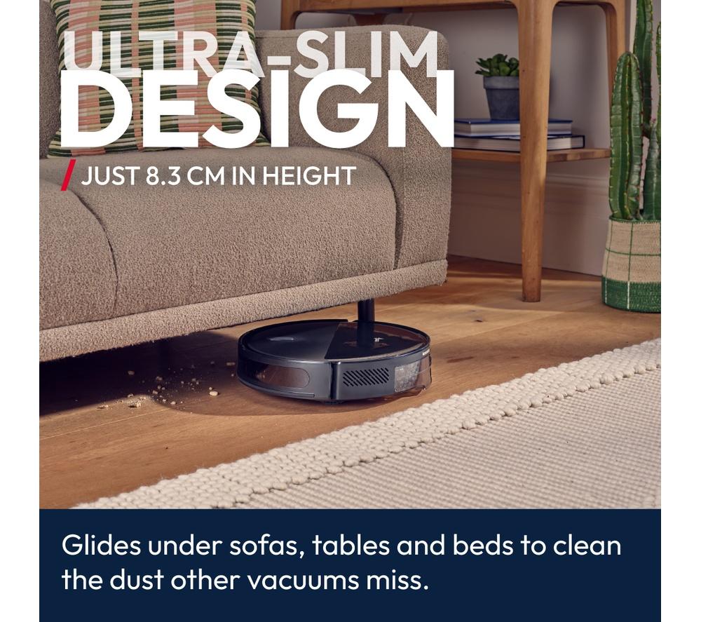 HOOVER HG2 Turbo Slim Hydro Pro Robot Vacuum Cleaner - Black image number 3 of 13