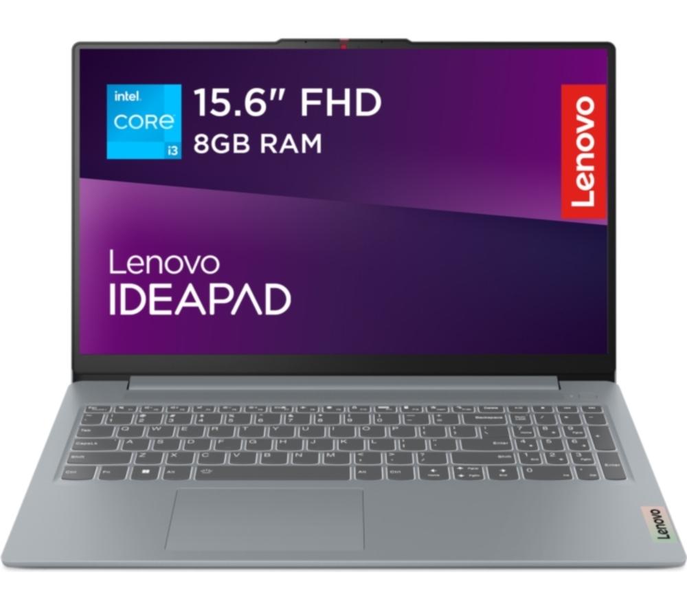 LENOVO IdeaPad Slim 3 15.6" Laptop - Intel Core i3, 128 GB UFS, Arctic Grey