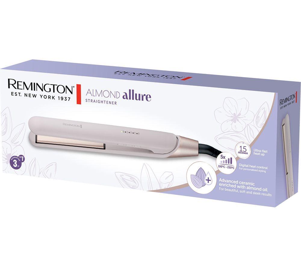 REMINGTON Almond Allure S4807 Hair Straightener - Lilac image number 2 of 9