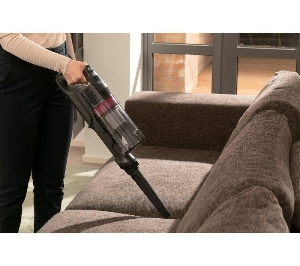 HOOVER HF1 Plus Flexi Cordless Vacuum Cleaner - Magenta & Black image number 4 of 4