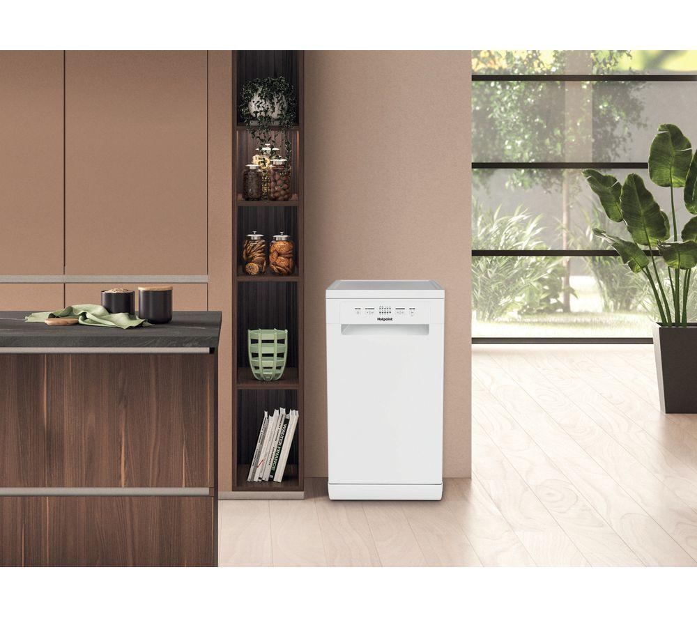 HOTPOINT HP2FE10CS90WUK Slimline Dishwasher - White image number 8 of 9