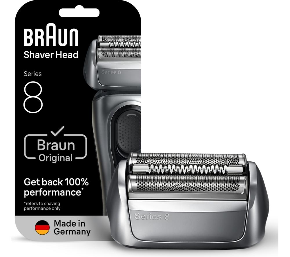 BRAUN Series 8 83M Electric Shaver Head Replacement - Silver
