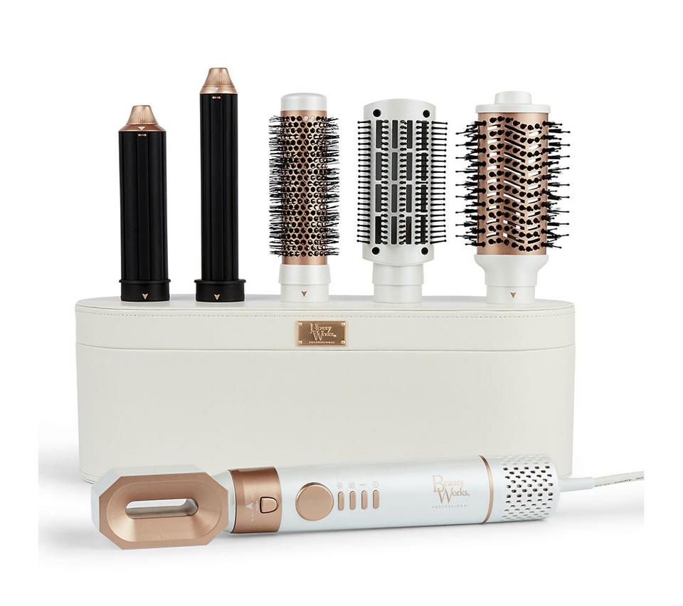 BEAUTY WORKS Aeris Hot Multi-Styler - White & Gold
