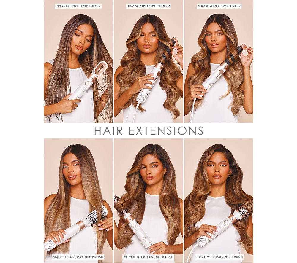 BEAUTY WORKS Aeris Hot Multi-Styler - White & Gold image number 9 of 11