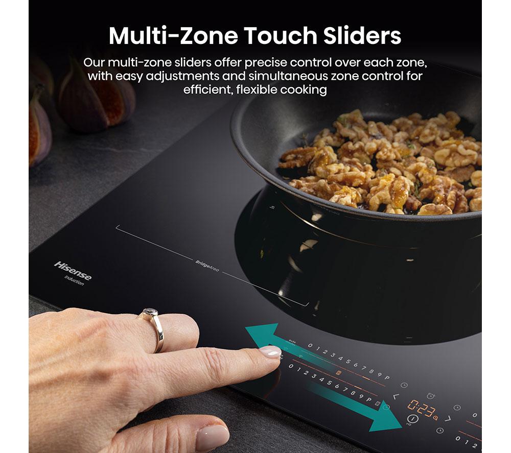 HISENSE Hi6 HI8432BSCWF 80 cm Electric Induction Smart Hob - Black image number 3 of 25
