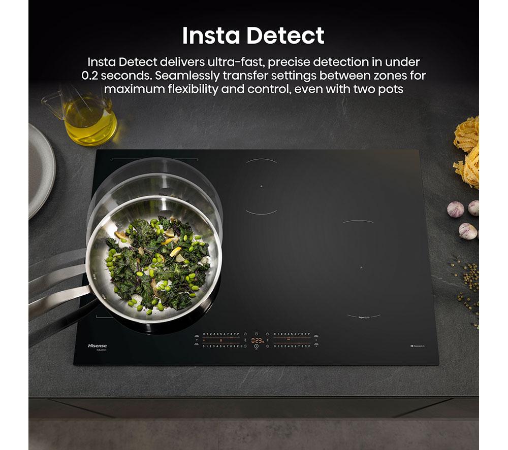 HISENSE Hi6 HI8432BSCWF 80 cm Electric Induction Smart Hob - Black image number 4 of 25