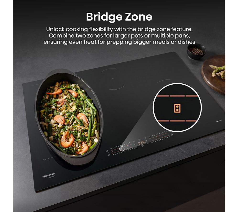 HISENSE Hi6 HI8432BSCWF 80 cm Electric Induction Smart Hob - Black image number 7 of 25