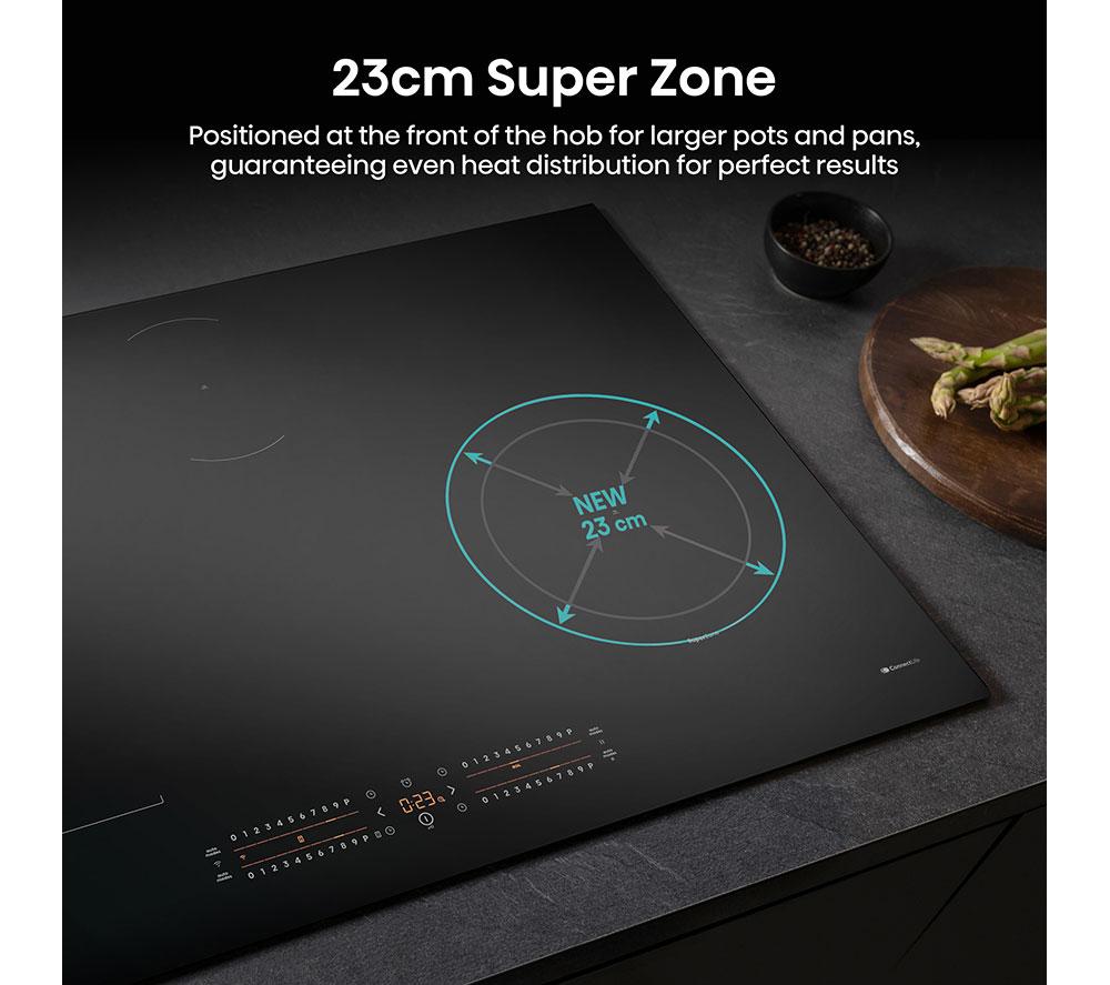 HISENSE Hi6 HI8432BSCWF 80 cm Electric Induction Smart Hob - Black image number 8 of 25