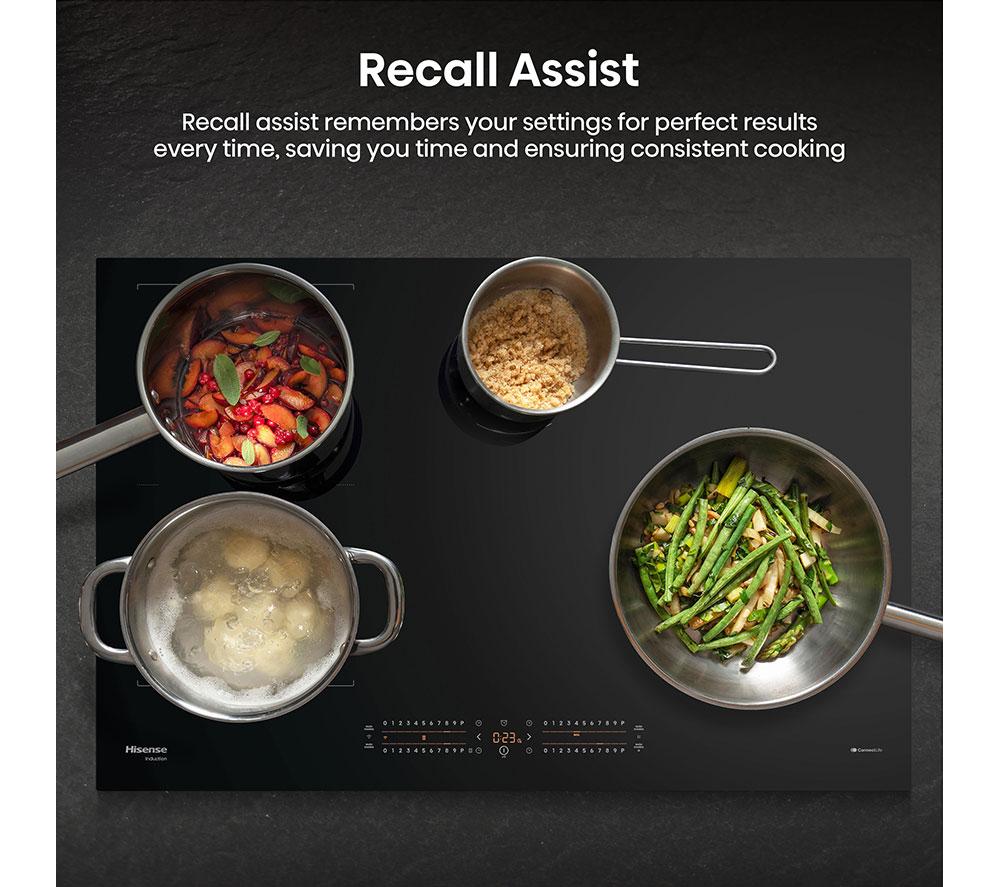 HISENSE Hi6 HI8432BSCWF 80 cm Electric Induction Smart Hob - Black image number 10 of 25