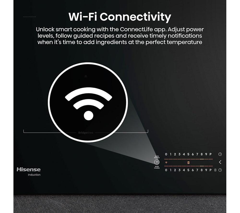 HISENSE Hi6 HI8432BSCWF 80 cm Electric Induction Smart Hob - Black image number 17 of 25