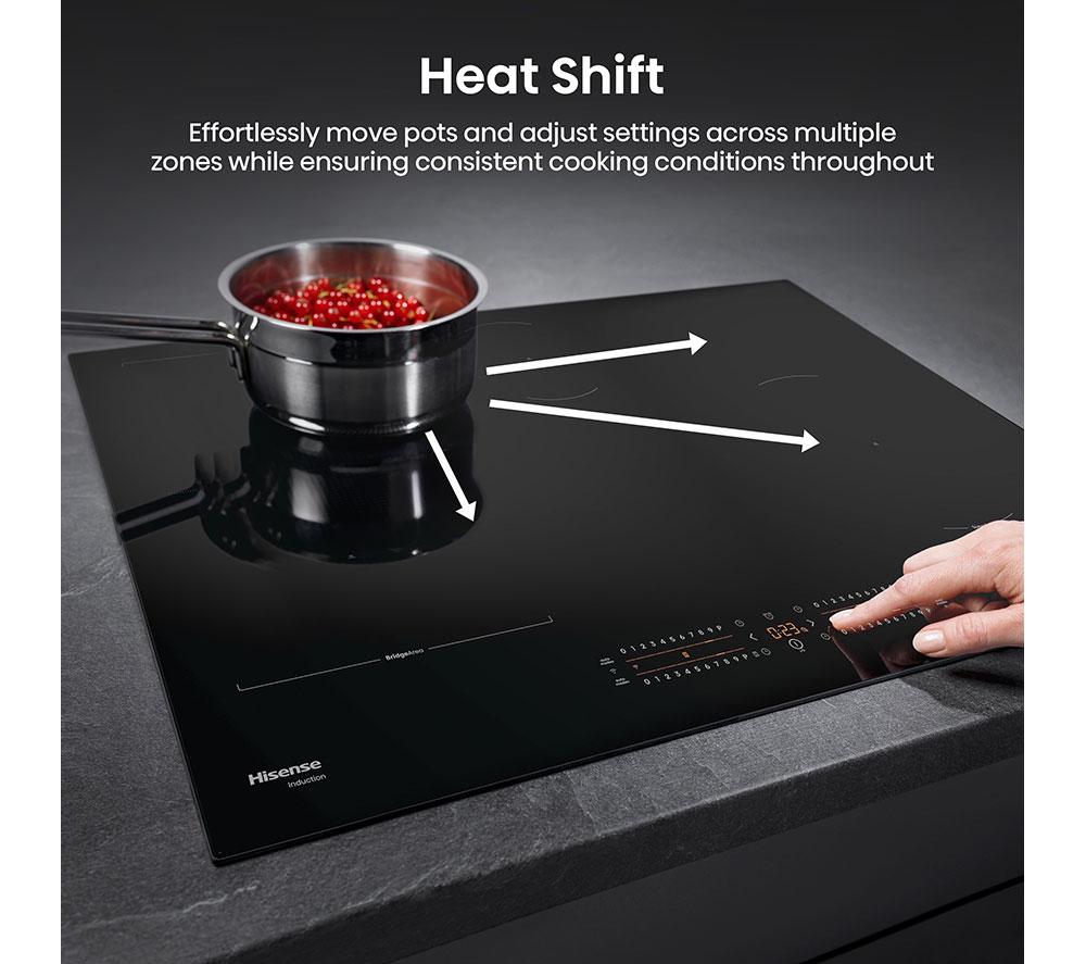 HISENSE Hi6 HI8432BSCWF 80 cm Electric Induction Smart Hob - Black image number 18 of 25