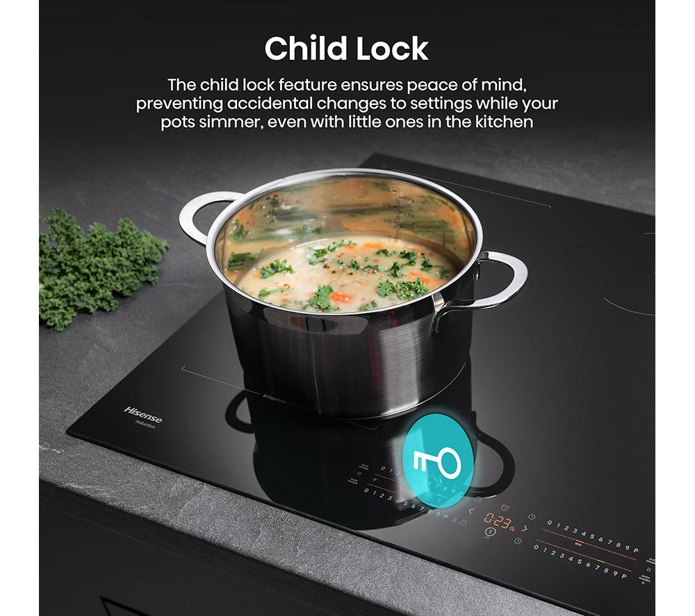 HISENSE Hi6 HI8432BSCWF 80 cm Electric Induction Smart Hob - Black image number 21 of 25
