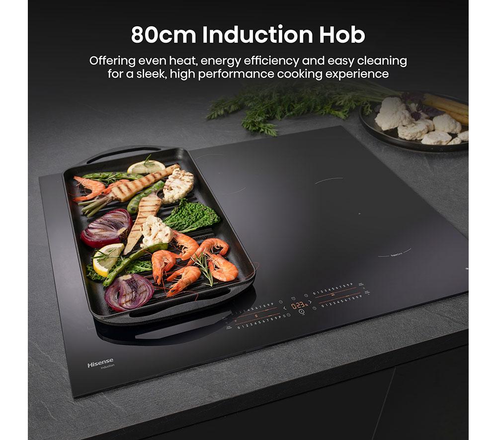 HISENSE Hi6 HI8432BSCWF 80 cm Electric Induction Smart Hob - Black image number 23 of 25
