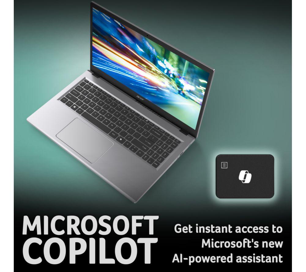 ACER Aspire Go 15 15.6" Laptop - Intel&reg; Core&trade; i7, 512 GB SSD, Silver image number 5 of 9