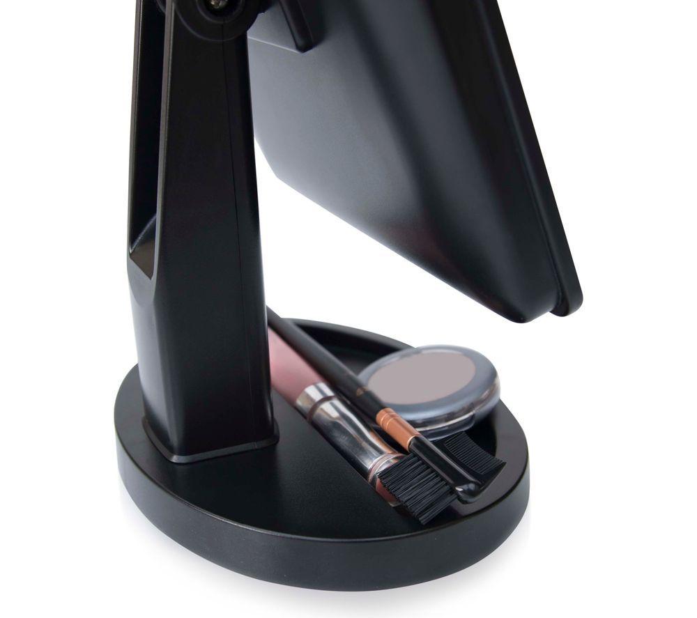 RIO 24 LED Touch Dimmable 3-way Make-up Mirror - Black image number 4 of 4