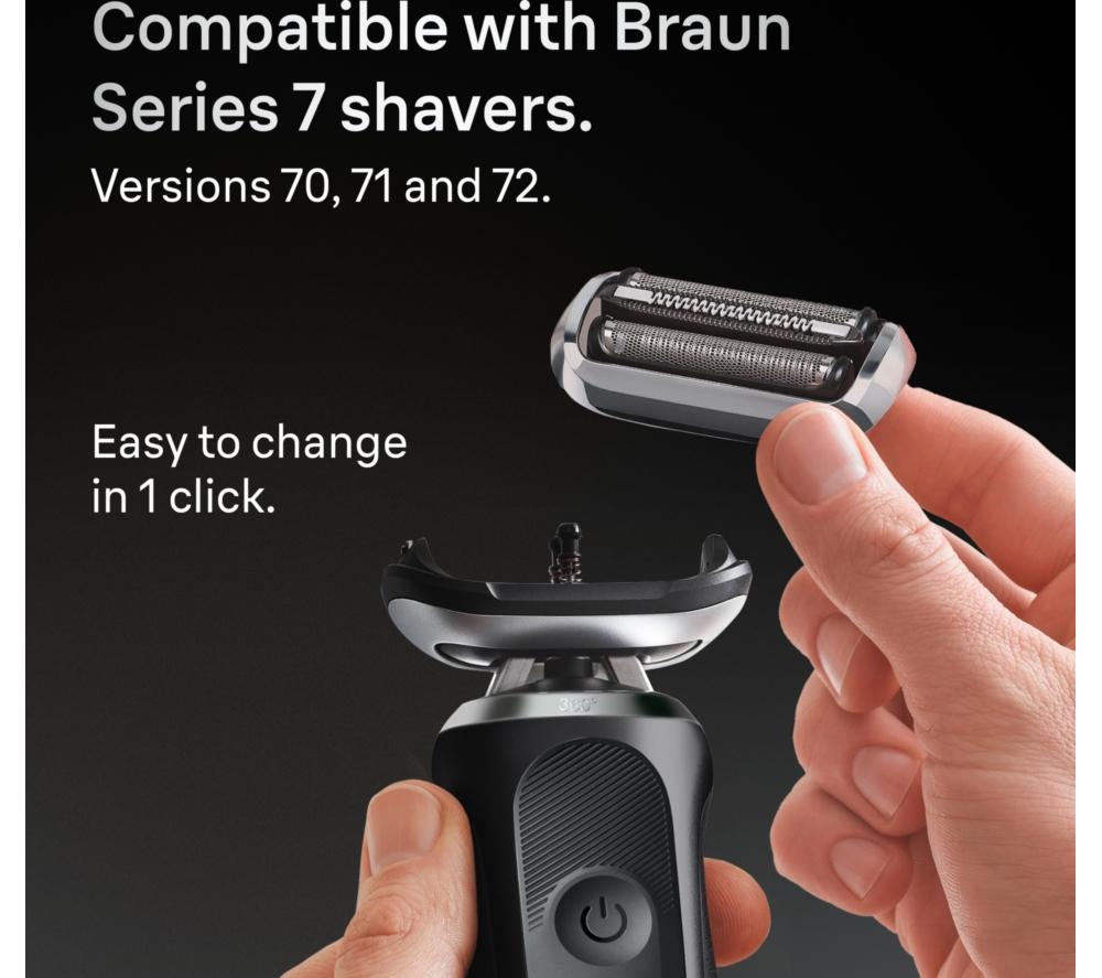 BRAUN Series 7 74S Electric Shaver Replacement Head - Silver image number 6 of 6