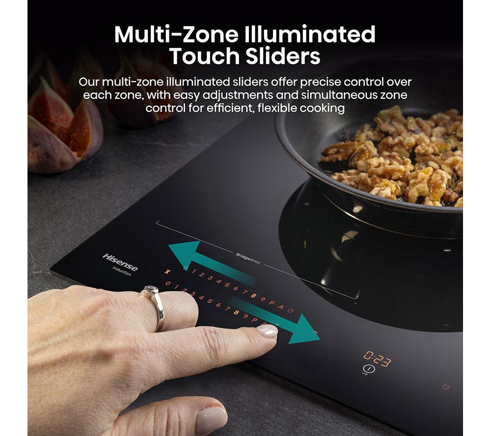 HISENSE Hi8 HI6443BSCWF 60 cm Electric Induction Smart Hob - Black image number 3 of 23