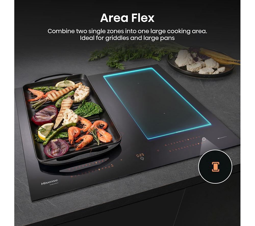 HISENSE Hi8 HI6443BSCWF 60 cm Electric Induction Smart Hob - Black image number 7 of 23