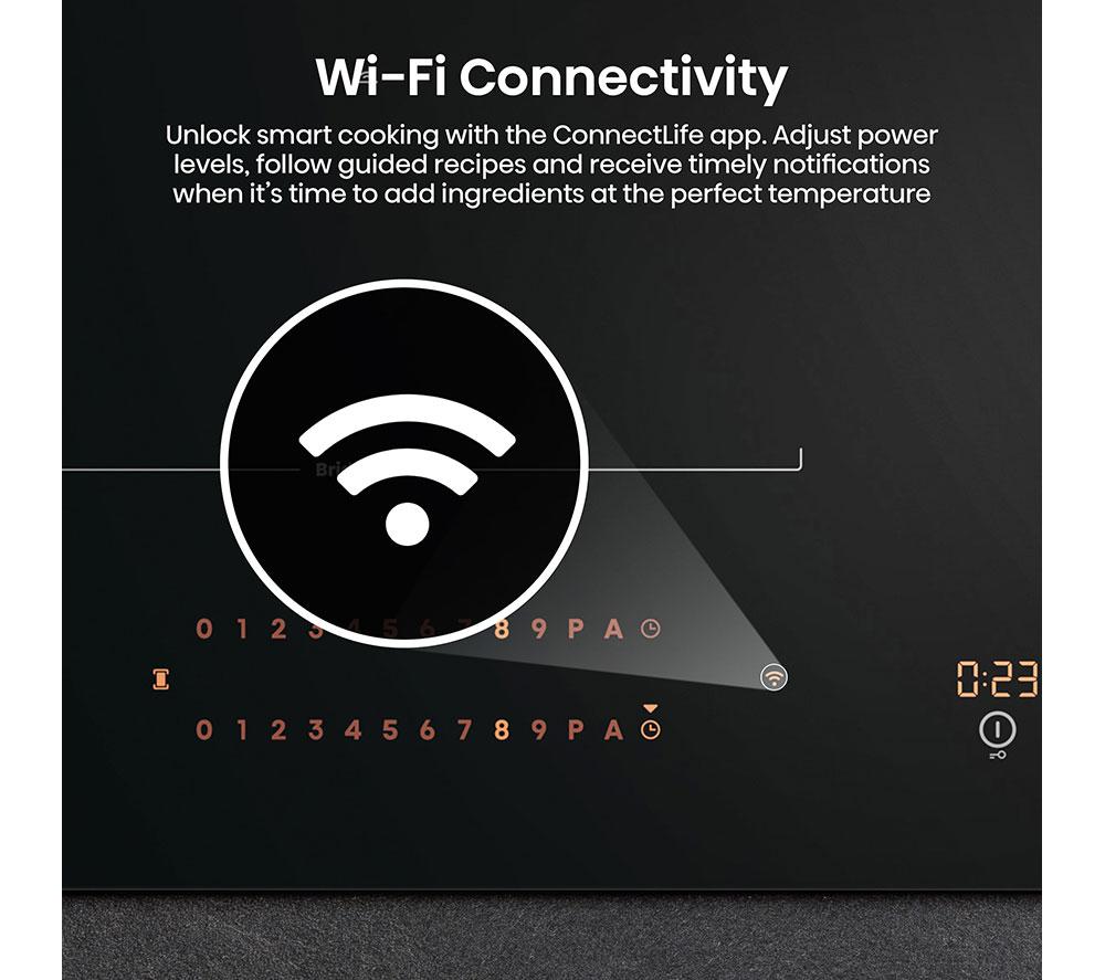 HISENSE Hi8 HI6443BSCWF 60 cm Electric Induction Smart Hob - Black image number 16 of 23