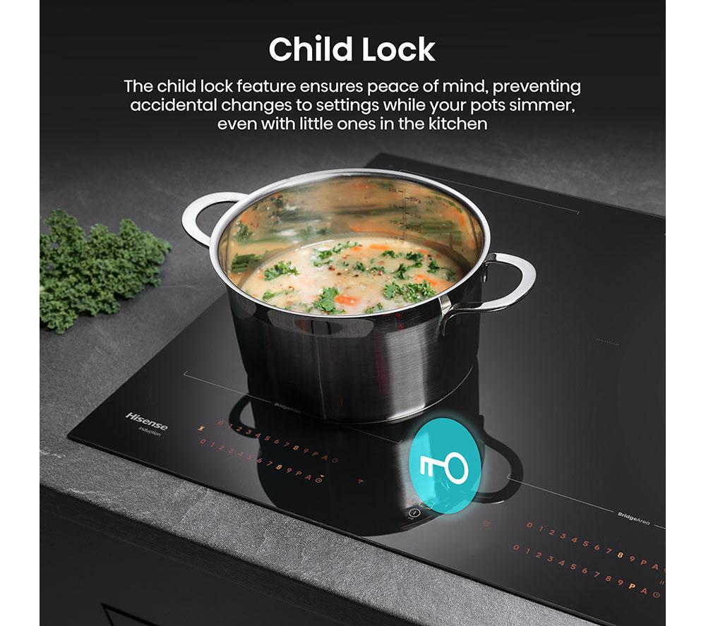 HISENSE Hi8 HI6443BSCWF 60 cm Electric Induction Smart Hob - Black image number 20 of 23