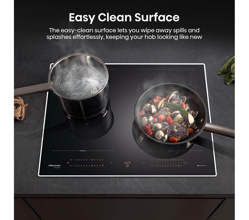 HISENSE Hi8 HI6443BSCWF 60 cm Electric Induction Smart Hob - Black image number 21 of 23