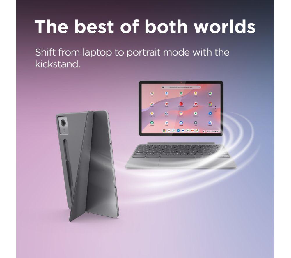 LENOVO Chromebook Plus 14" - MediaTek Kompanio Ultra 910, 256 GB UFS, Grey image number 13 of 29